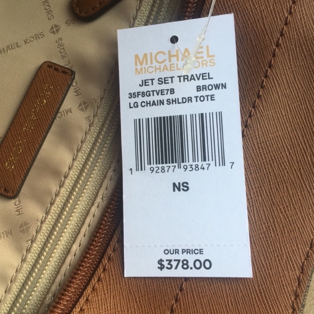 NWT Michael Kors Jet Set Chain Lg Shoulder Tote - Picture 5 of 5